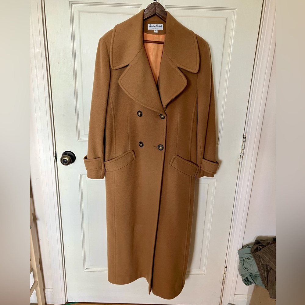 Cashmere wool dress coat